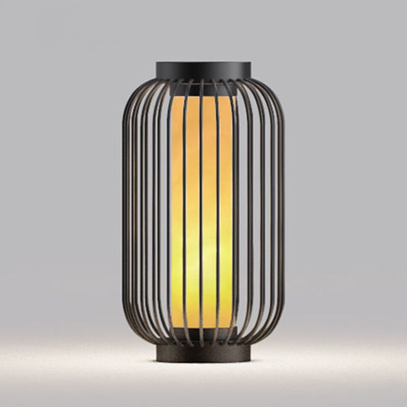 Modern LED Pillar Lighting Fixture Simplicity Solar Light for Garden