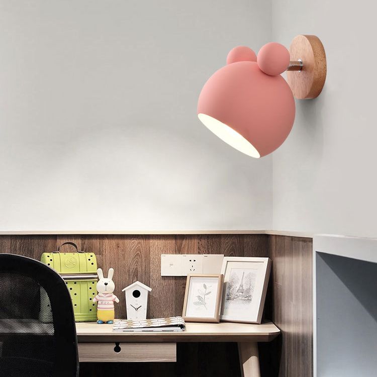 Nordic Style Semicircle Wall Mount Lighting Metallic Wall Mounted Light Fixture for Bedroom