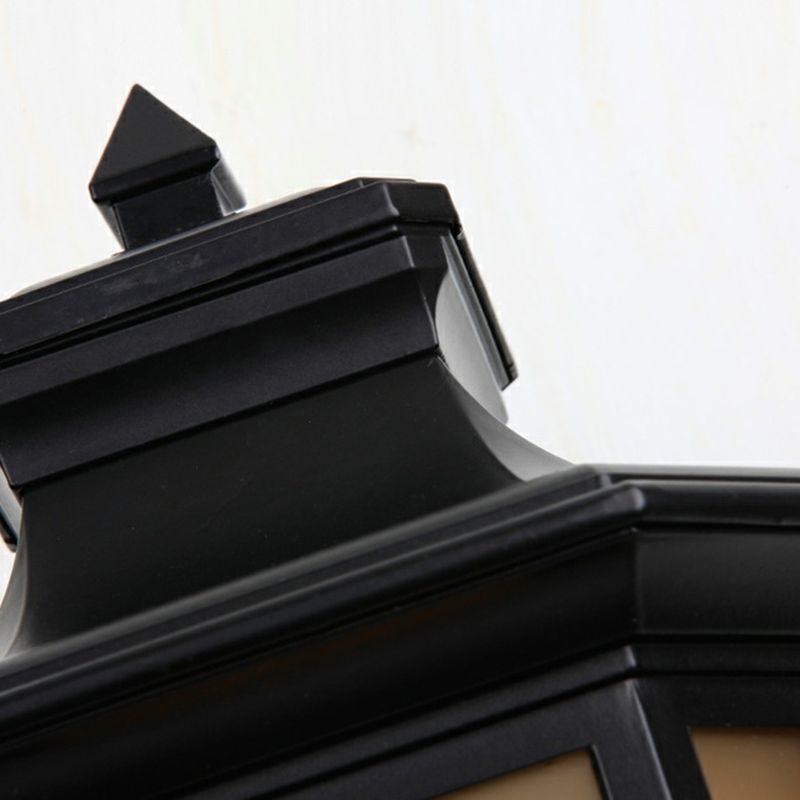 Modern Black Pillar Lamp Waterproof Outdoor Light for Garden