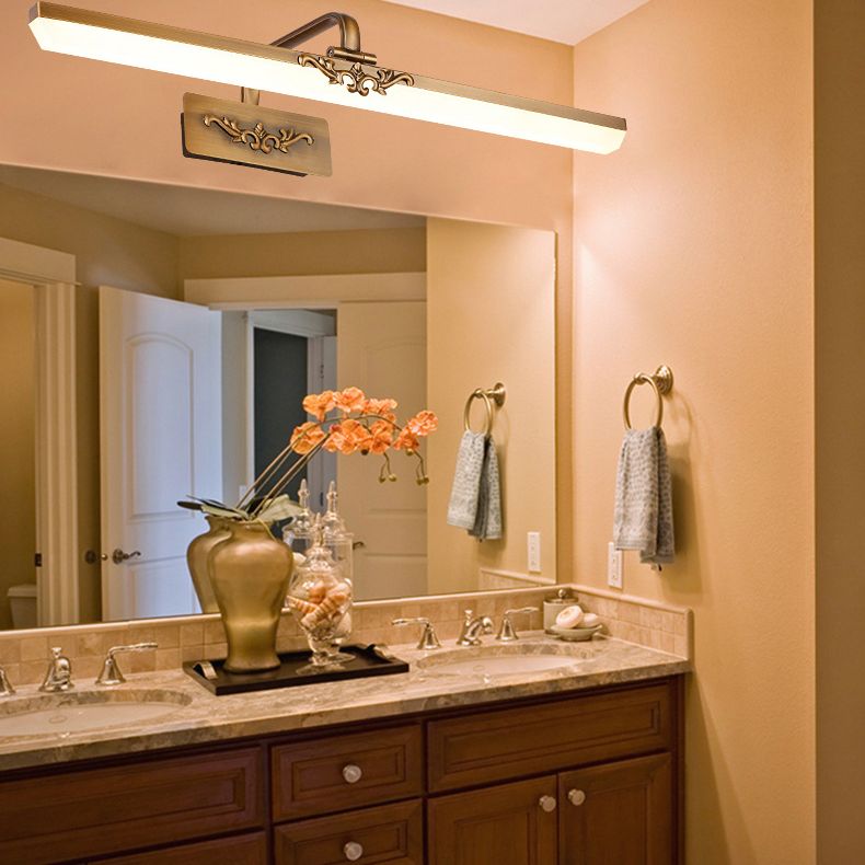 Modern Minimalist Minimalist Lampacefuli di vanità lineari Lampade per il bagno