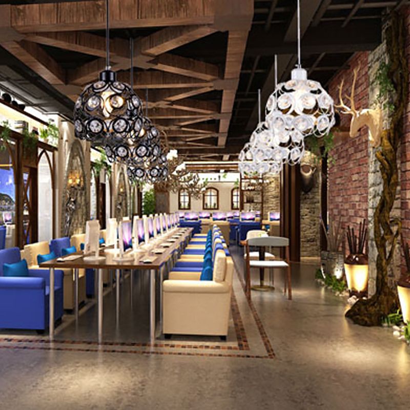 Lampada a sospensione cavati in cristallo Minimalista Modern Modern Hanging Freeture a forma di cupola