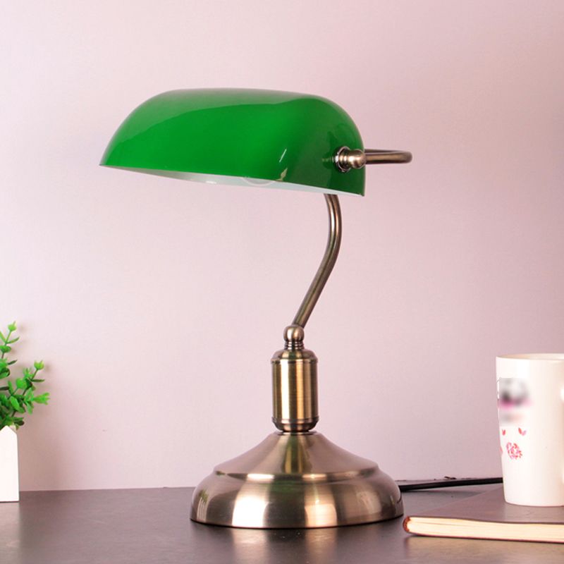 Stile moderno a forma unica da tavolo da tavolo vetro 1 luce da tavolo leggera