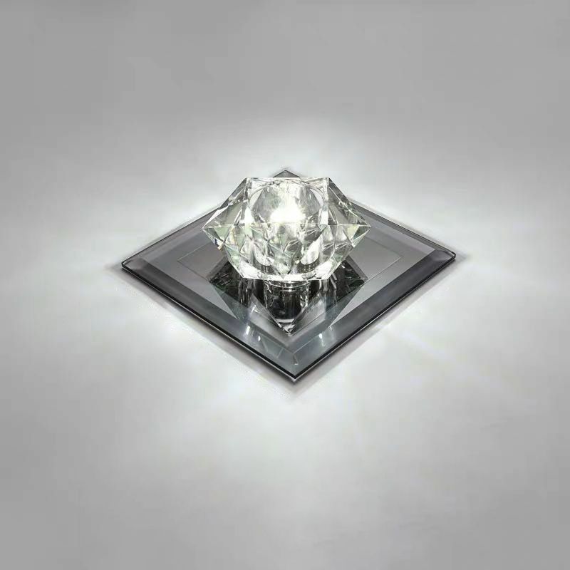 Edelstein Foyer LED-Unterputz Licht Kristall Einfachheit Flush Mount Deckenleuchte