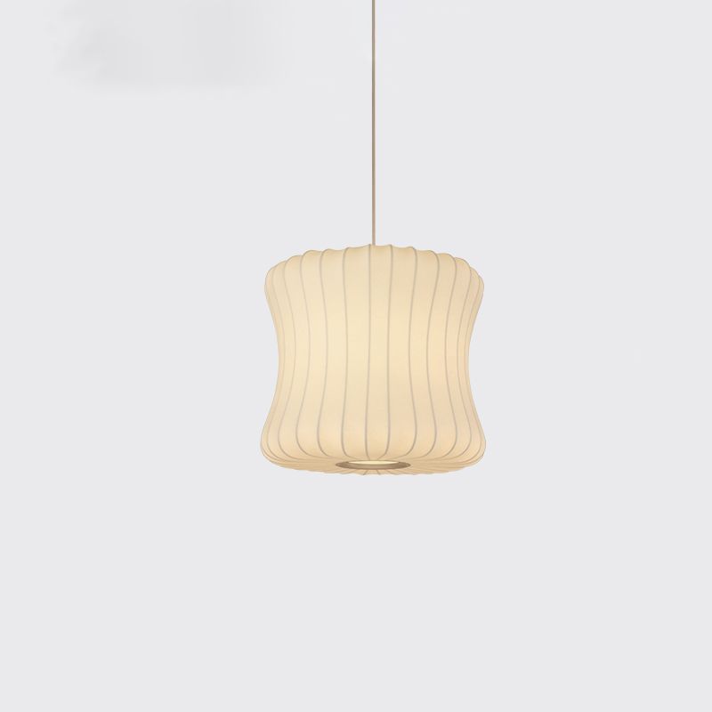 Plafond minimaliste Light Lightern Lantern suspendu avec de l'ombre en tissu