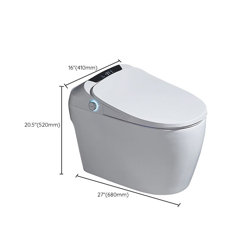 Modern All In One Toilet Floor Mounted Siphon Jet ABS Toilet Bowl