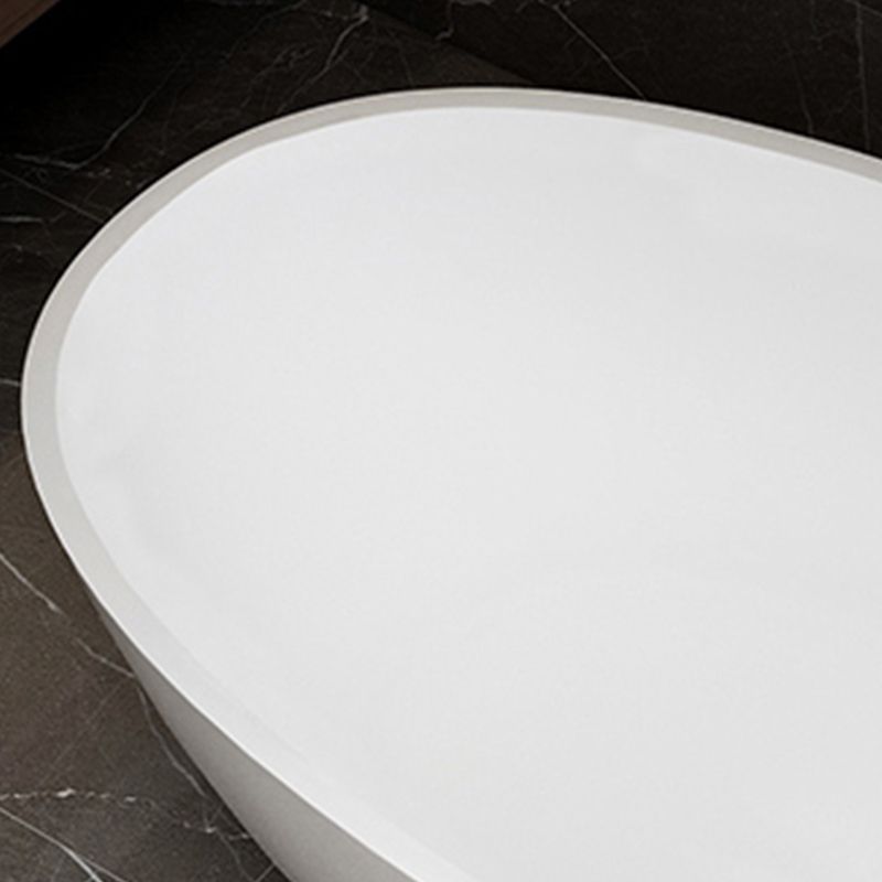 Stone Soaking Bathtub Antique Finish Flat Bottom Back to Wall Bath Tub