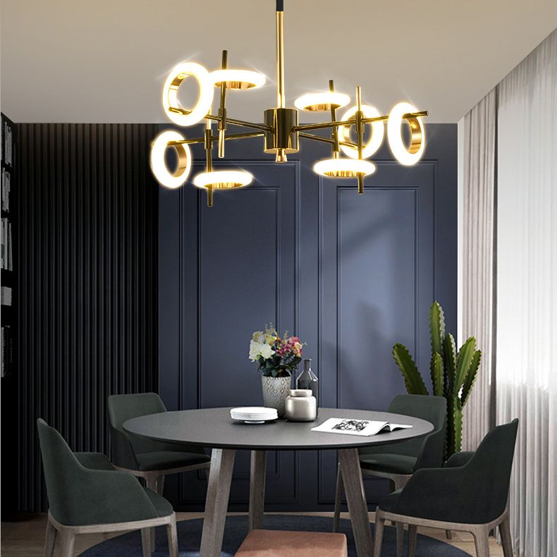 Stile moderno semplicità LEDELIE LEDALILE LUCE ACRILICO LUCE PENDANTE ROUND PER SOGGIO