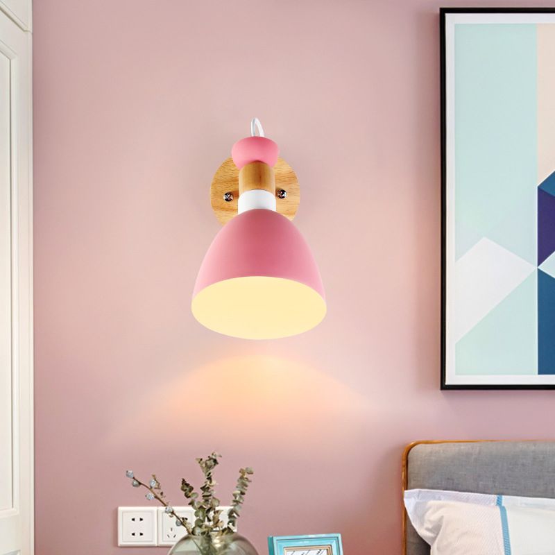 Geometric Wall Mounted Lamps Modern Style Metal 1 Light Wall Light Sconces