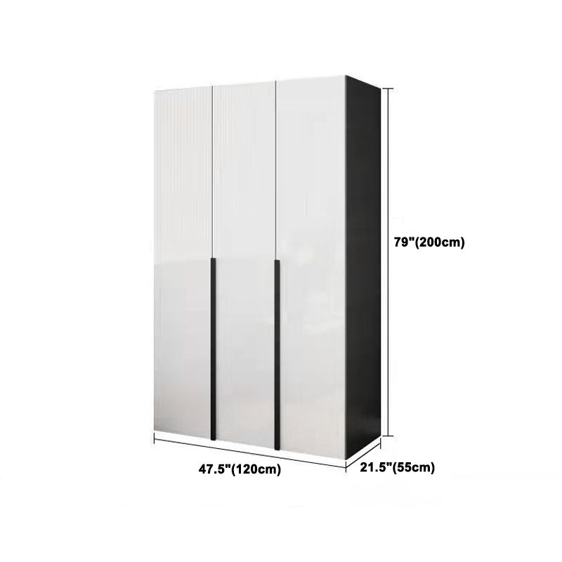 Modern Storage Cabinet Engineered Wood Wardrobe Armoire for Bedroom