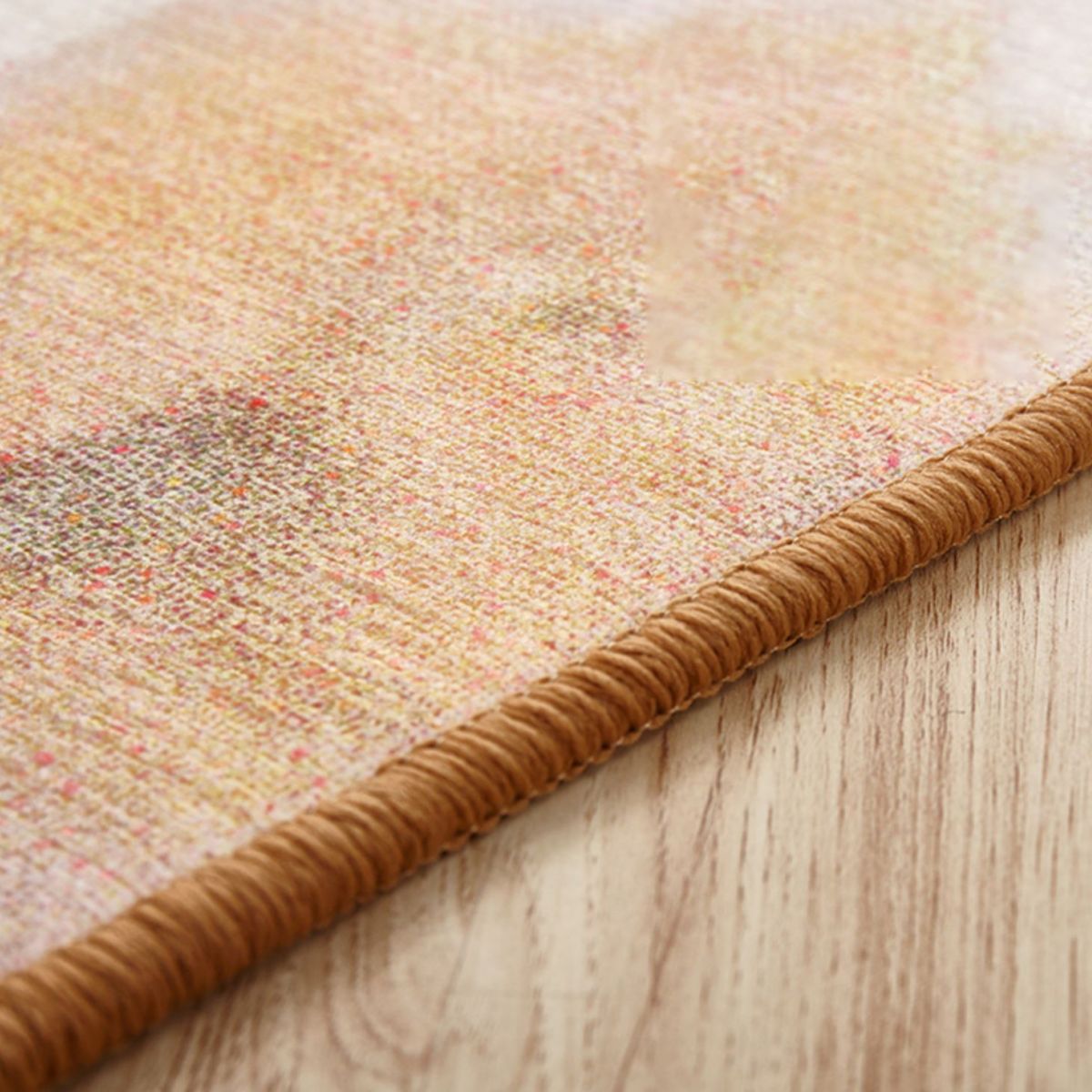 Grauston moderner Fläche Teppich Polyester Federdruck Teppich nicht rutschfestem Innenteppich für Wohnzimmer