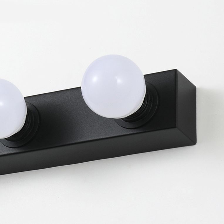 Metal Geometric Bath Light Contemporary Style Multi Lights Vanity Light Fixture