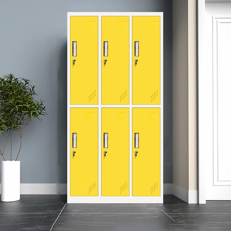 Contemporary Style Wardrobe Metal Home Wardrobe Closet With Lock