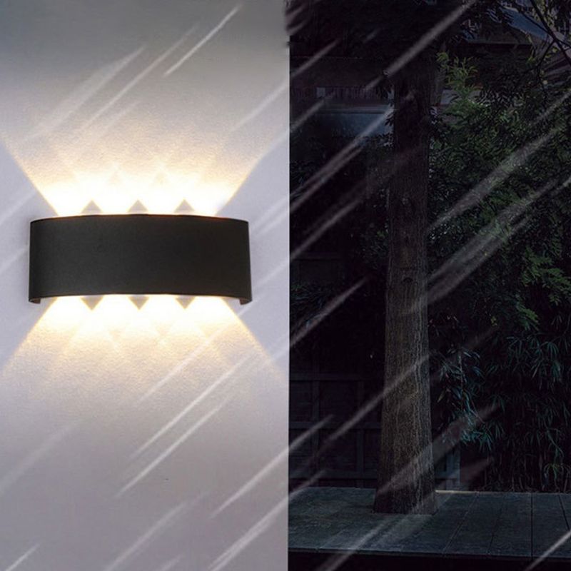 Multi-Light Geometric Wall Lighting Ideas Modern Style Metal Wall Mounted Light