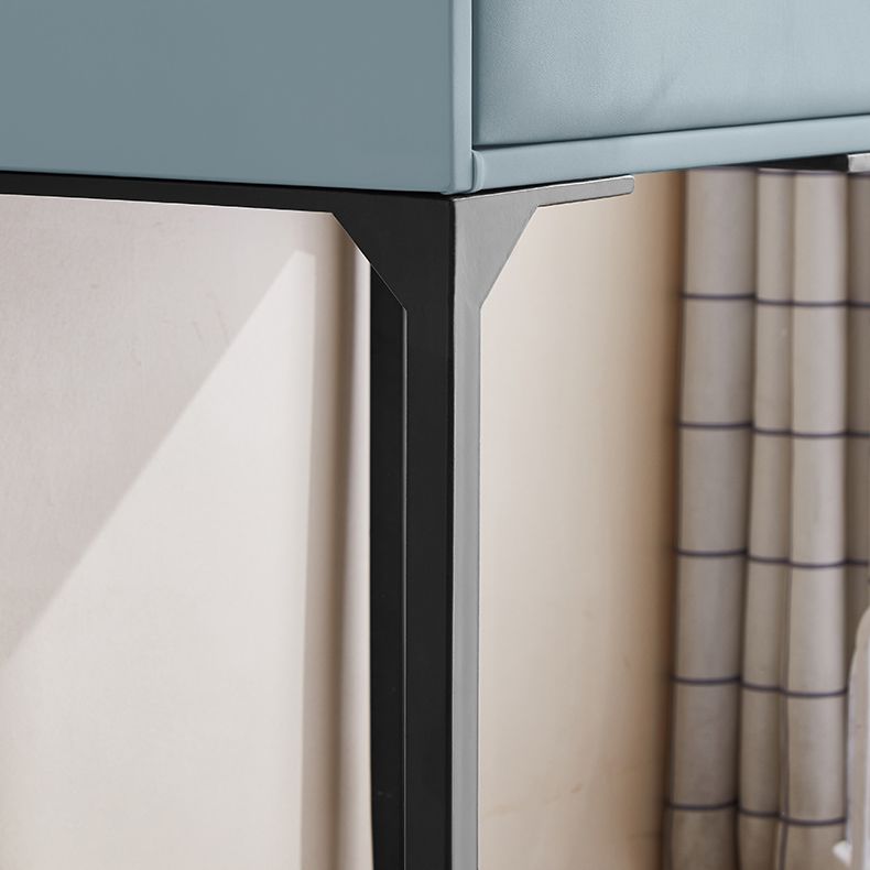 Pine Bedroom Contemporary Storage Box 1 Drawers Wood Vanity Table