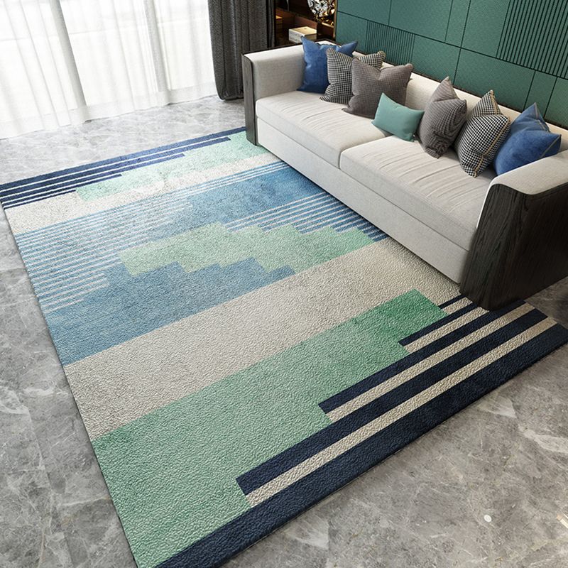 Roze abstracte printruimte Tapijt modern polyester gebied tapijt vlekbestendig vloerkleed voor woningdecoratie