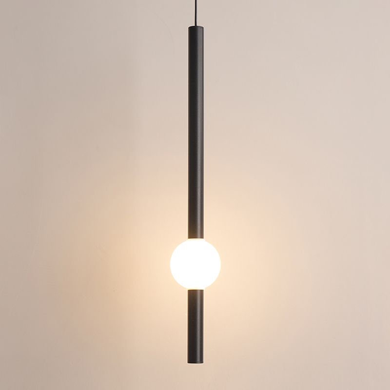 Salle de salle à manger minimalisme de pendentif en fer linéaire