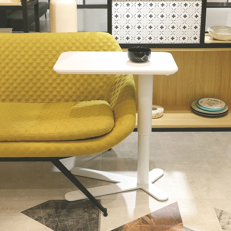 Industrial Metal Bar Table 23"x13" Rectangle Top Indoor Adjustable Height Bistro Table