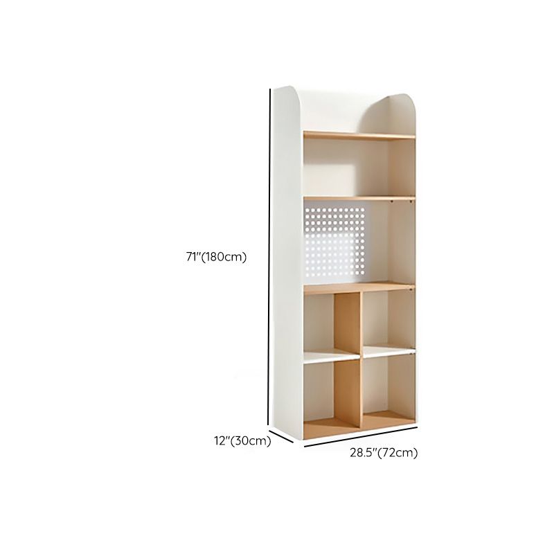 Scandinavian Standard Kids Bookcase in Solid Wood Closed Back