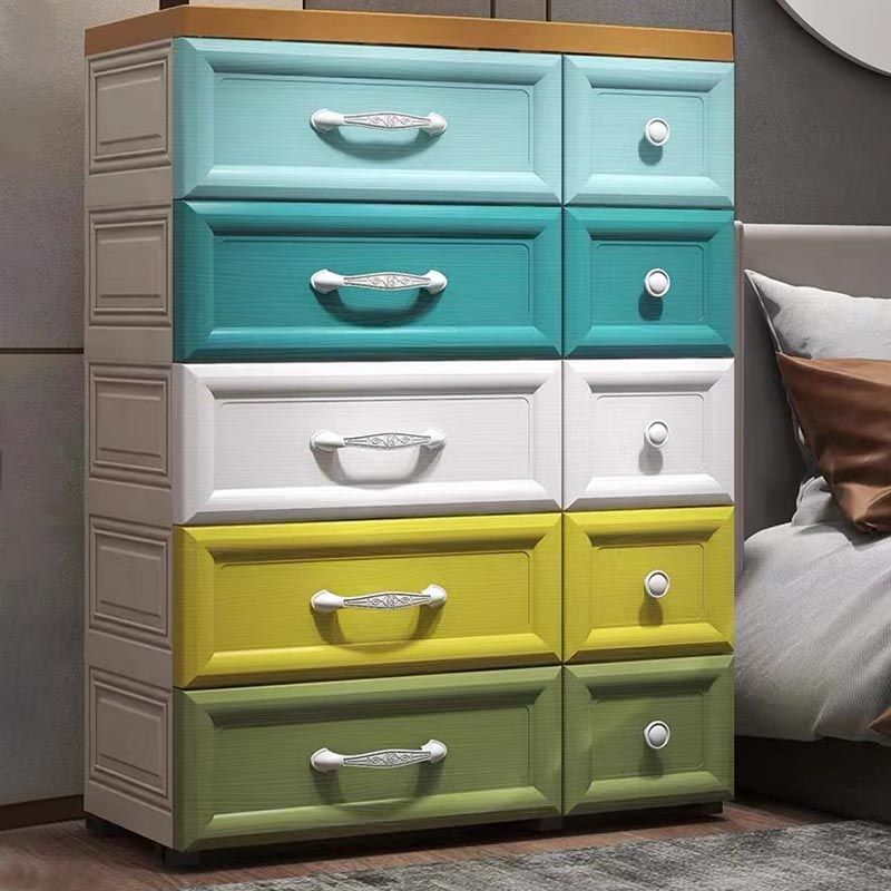 Contemporary Non-Hanging Armoire Plastic Wardrobe Closet,29.13" D x 13.78" W x 39.37" H