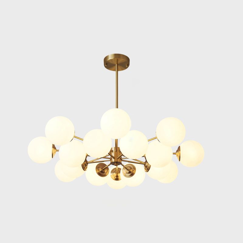 Modern Simple Light Luxury Style LED Pendant Chandelier Light for Living Room Dining Room Bedroom