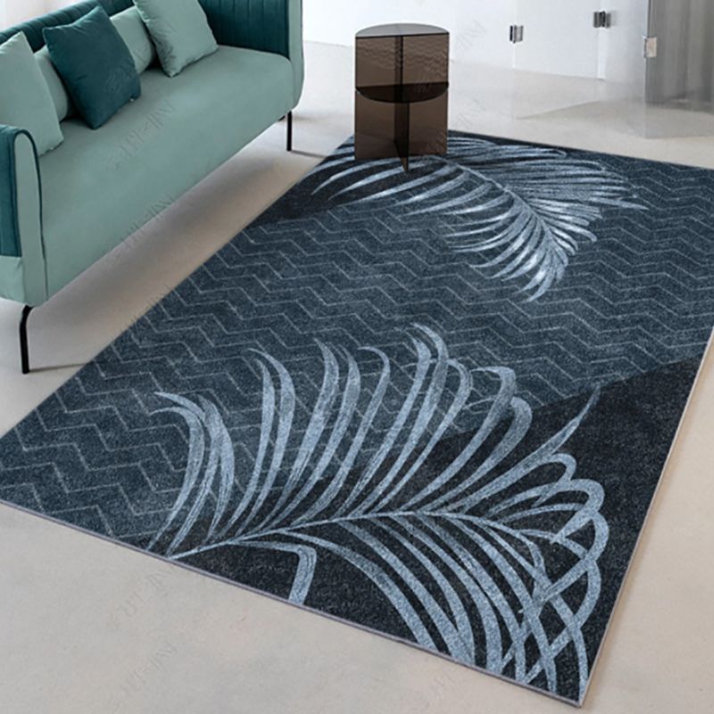 Beige Modern Rug Blending Lotus Rug Non-Slip Backing Rug for Drawing Room