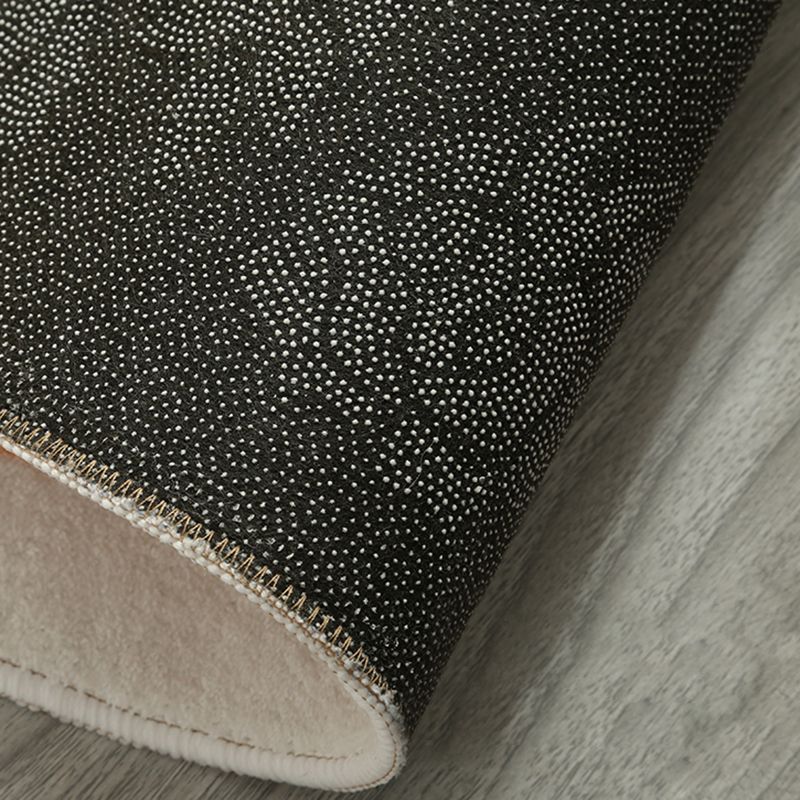 Solid Color Home Decoration Carpet Simplicity Checkered Area Rug Polyester with Non-Slip Backing Rug