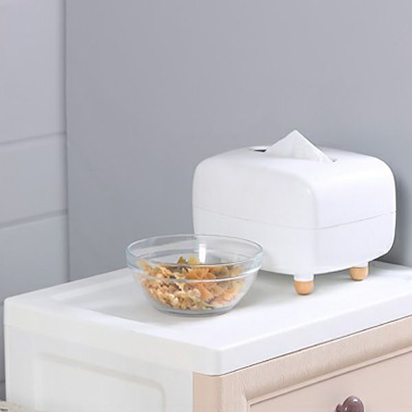 Plastic 5-drawer Storage Cabinet Modern Wardrobe Armoire with Legs