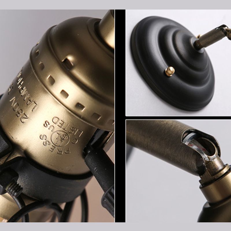 Smeedijzeren wandlamp SCONCE Industrial Loft 1-Light SCONCE LAMP VOOR GANG