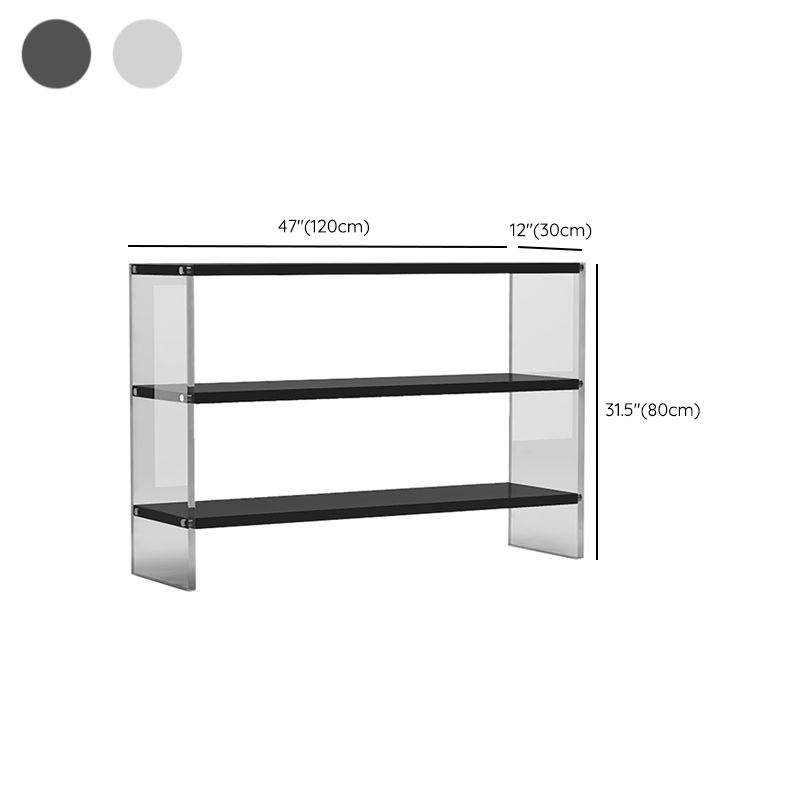 Rectangle Shape Contemporary Console Table Black/White Console Sofa Table