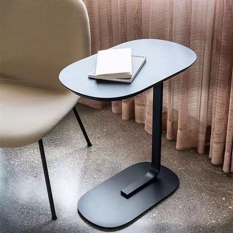 Oval Minimalist Side End Table Modern C Sofa Corner Table for Living Room