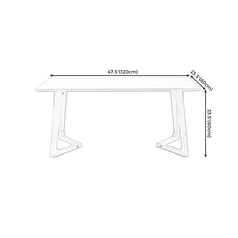 Sleigh Shaped Base Design Walnut/wood Rubber Wood Rectangular & Oval Coffee Table