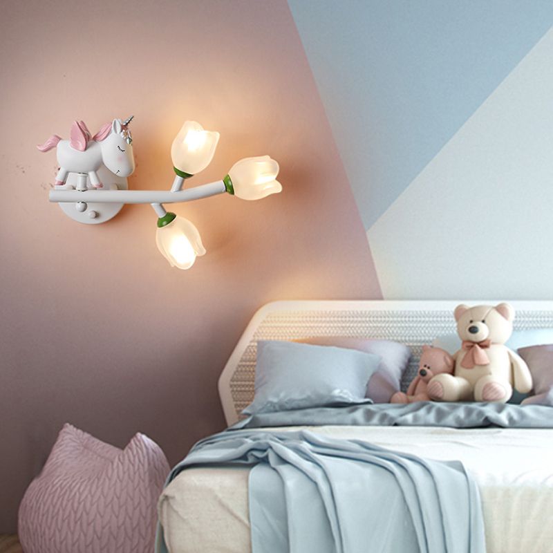 Modern Style Wall Light Fixture Colorful Wall Light Sconce for Bedroom