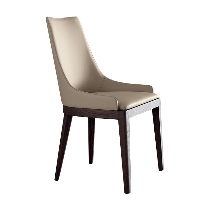 Faux Leather and Solid Wood Dining and Accent Chairs for Dining Room
