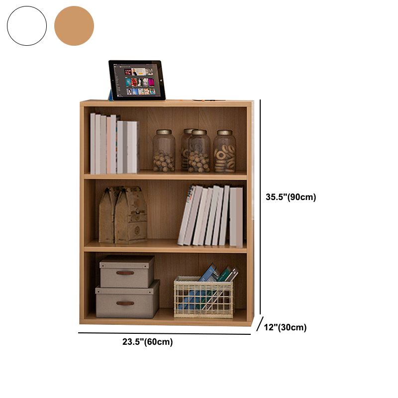 Modern Engineered Wood Bookcase Standard Bookshelf for Any Room 23.6" L X 11.8" H