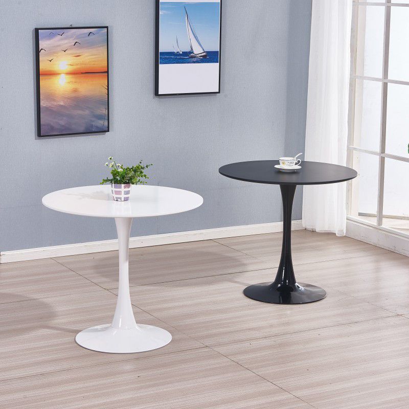 Modern Round Dinette Table Tulip Base Dining Table for Restaurant
