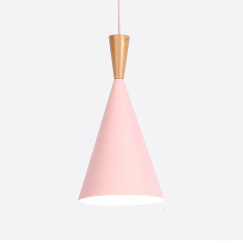 Macaroon Modern Hanging Lamps Aluminium Pendant Pending Lighting Fixtures pour le salon