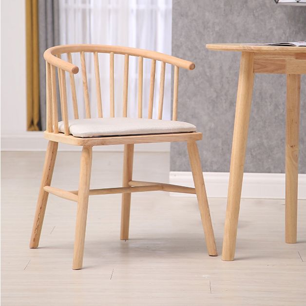 Wooden Dining Side Chairs Industrial Style 19'' Wide Windsor Back Side Chair