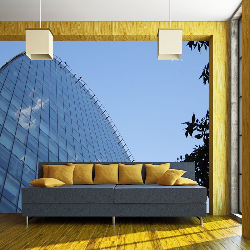 Modern City Building Wall Covering for Home Decor Living Room, Waterproofing