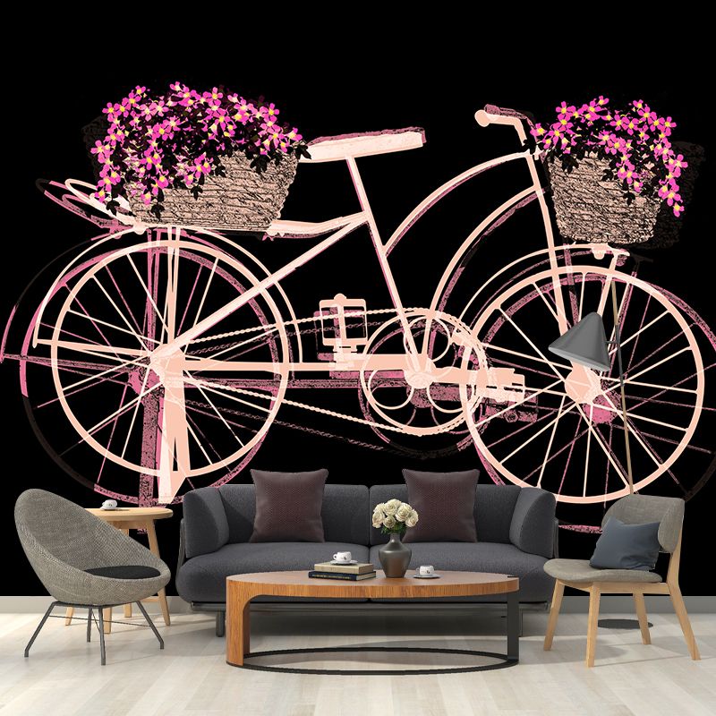 Beautiful Illustration Mural Wallpaper Vehicle Sitting Room Wall Mural