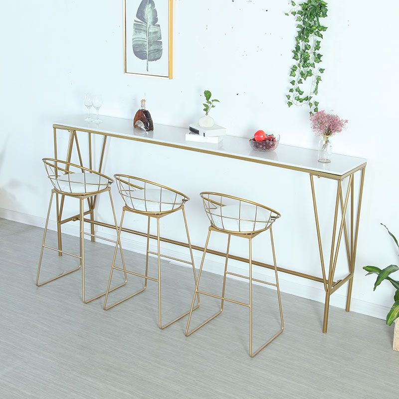 Contemporary Bar Stool and Table Set 1/2/4 Pieces Pub Dining Set