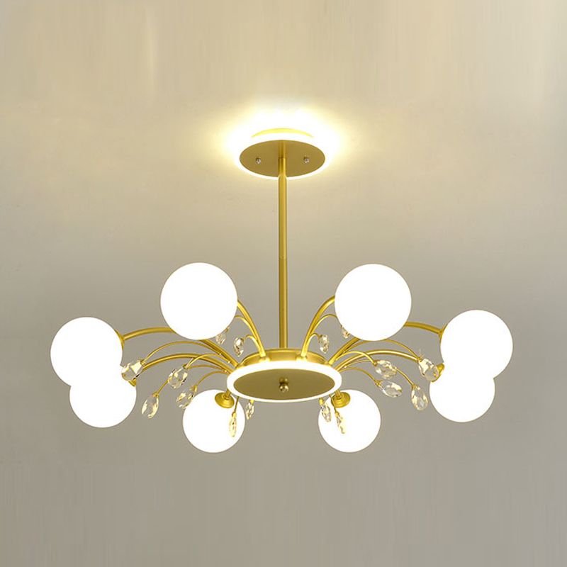 Globe Pendant Lights Modern Glass Pendant Lighting Fixture for Living Room