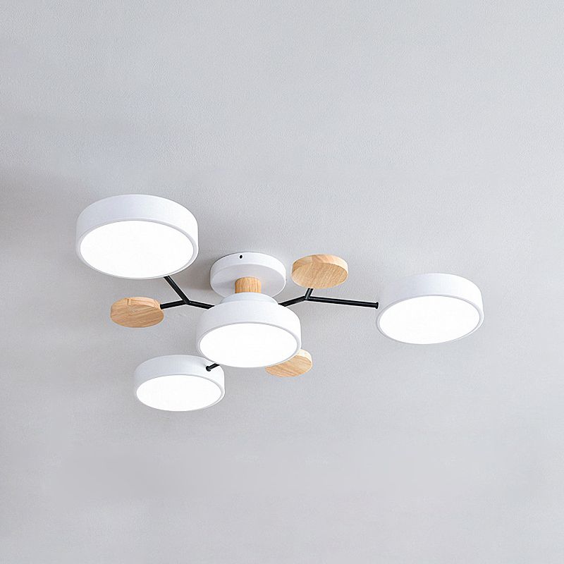 Modern Style Ceiling Light LED Flush Mount Light Fixture for Bedroom