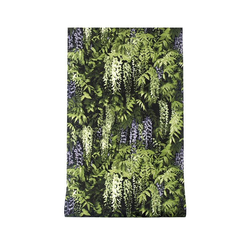 Non-Pasted 20.5-inch x 33-foot Fresh 3D Creeper and Boston Ivy Wallpaper for Restaurant and Dessert Shop