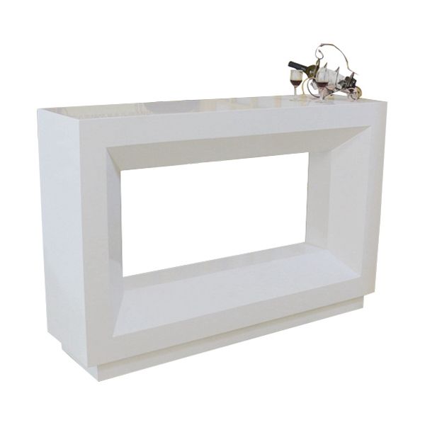 Contemporary Rectangle Counter Table Indoor Bar Dining Table