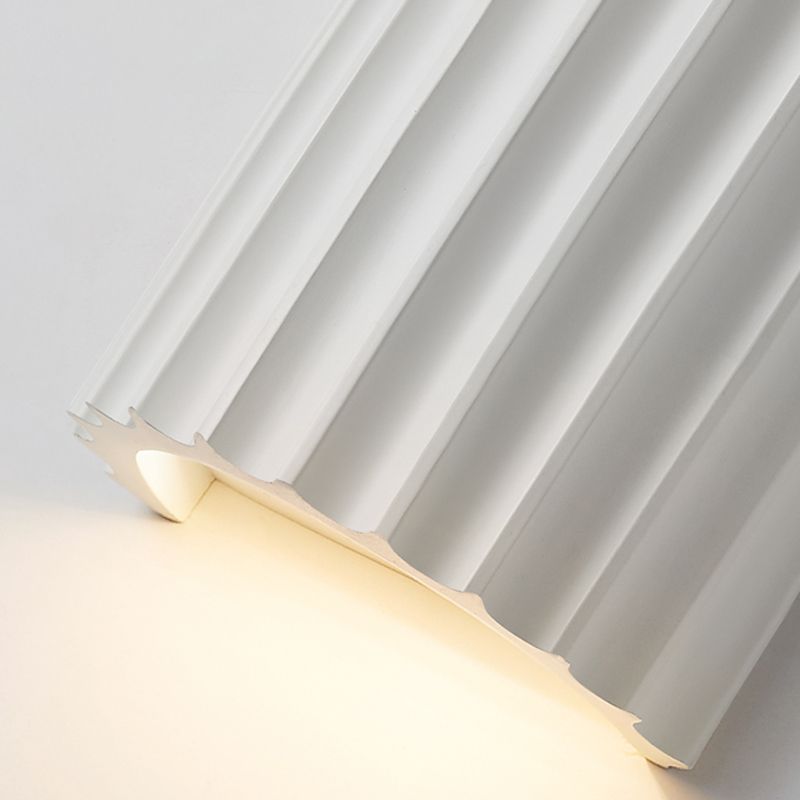 Cylinder Shape Wall Lighting Modern Style Resin 1 Lights Sconce Lamp for Bedroom