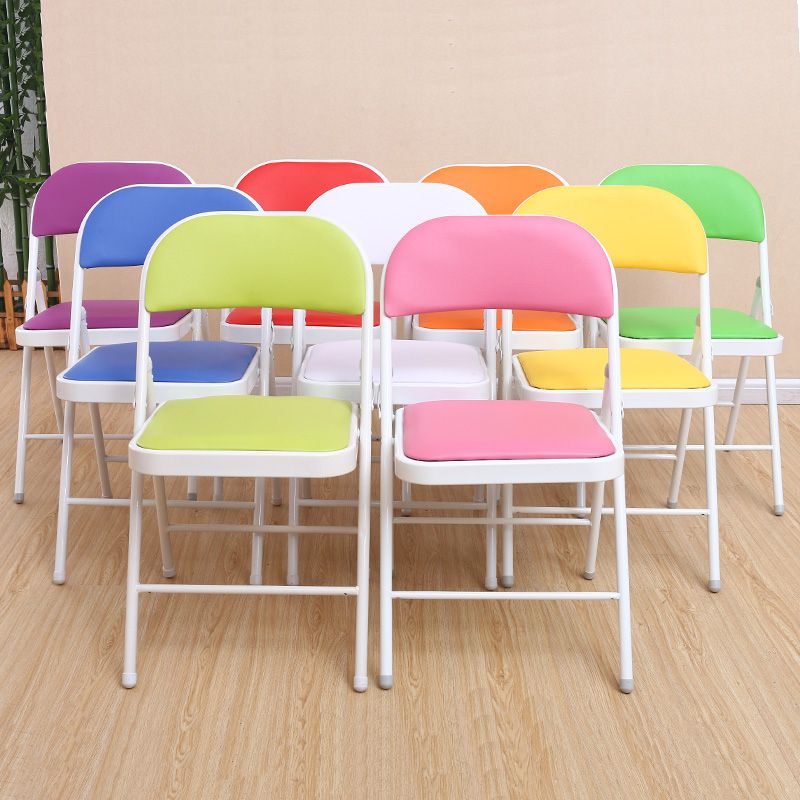 Modern Style Side Chair Open Back Folding Indoor Dining Chair