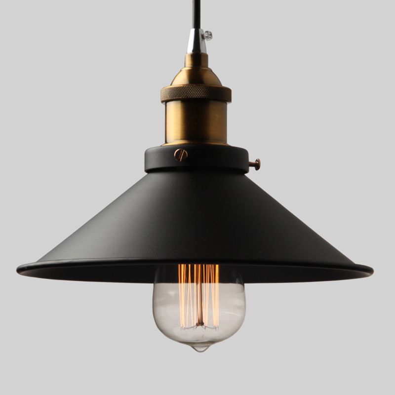 1 pendentif léger pendentif léger industriel de style industriel en métal