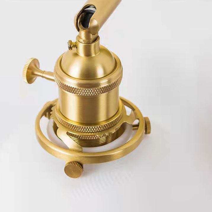 Modern Metal Wall Sconce Cylinder Shape Vanity Lamp with Ceramic Shade for Bathroom