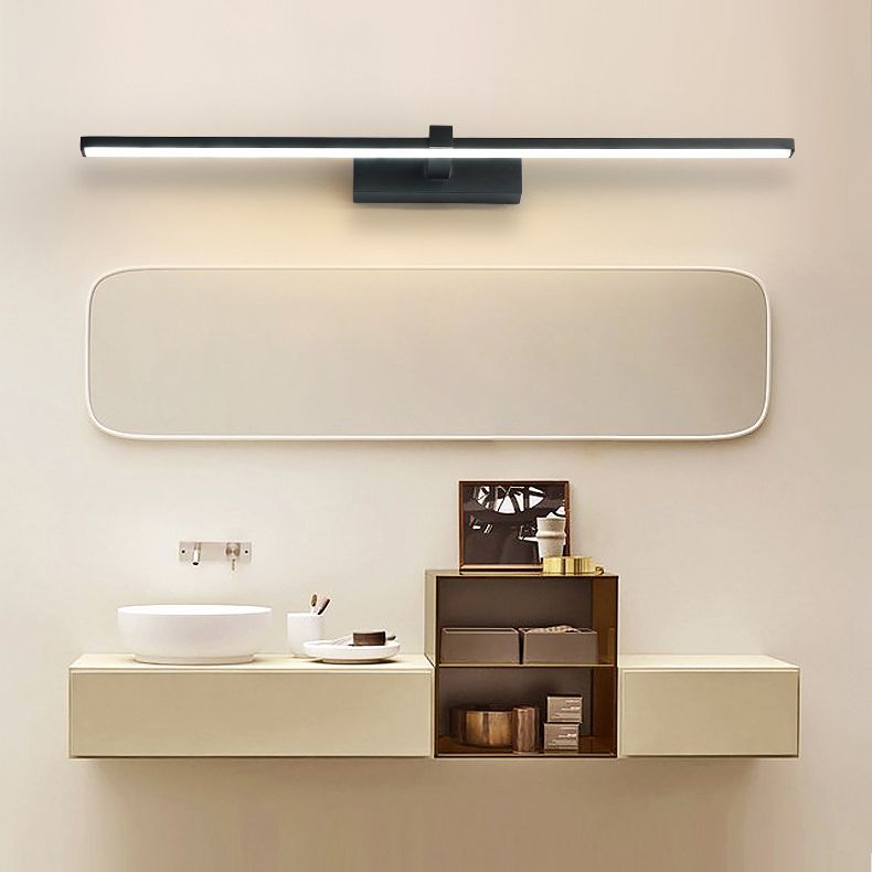LED Mirror Cabinet Vanity Wall Light Anti-fogging Linear Vanity Sconce for Bathroom