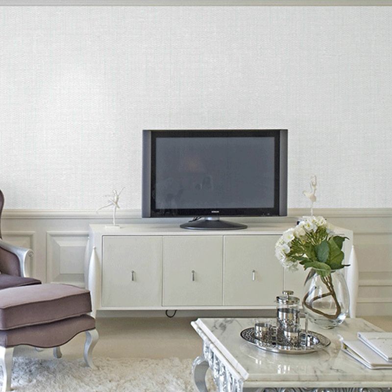 Simplify Solid Wallpaper Roll House Interior Blank Wall Covering, 33' L x 20.5" W